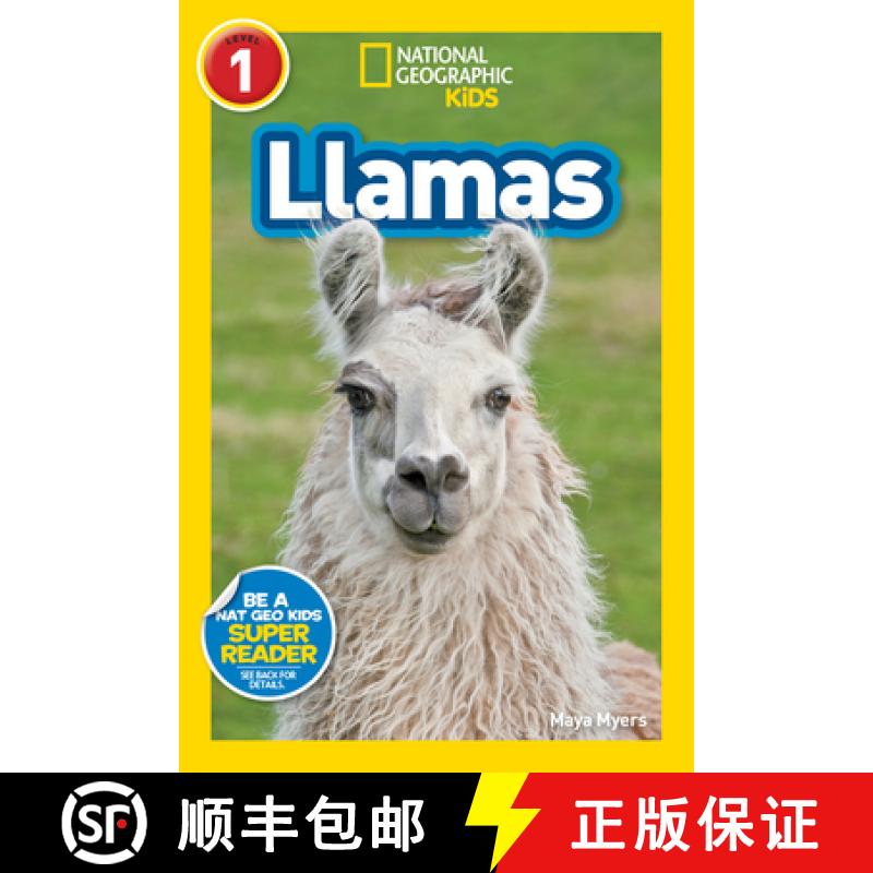 【3-4周达】Llamas (National Geographic Kids Readers, Level 1) [9781426337260]