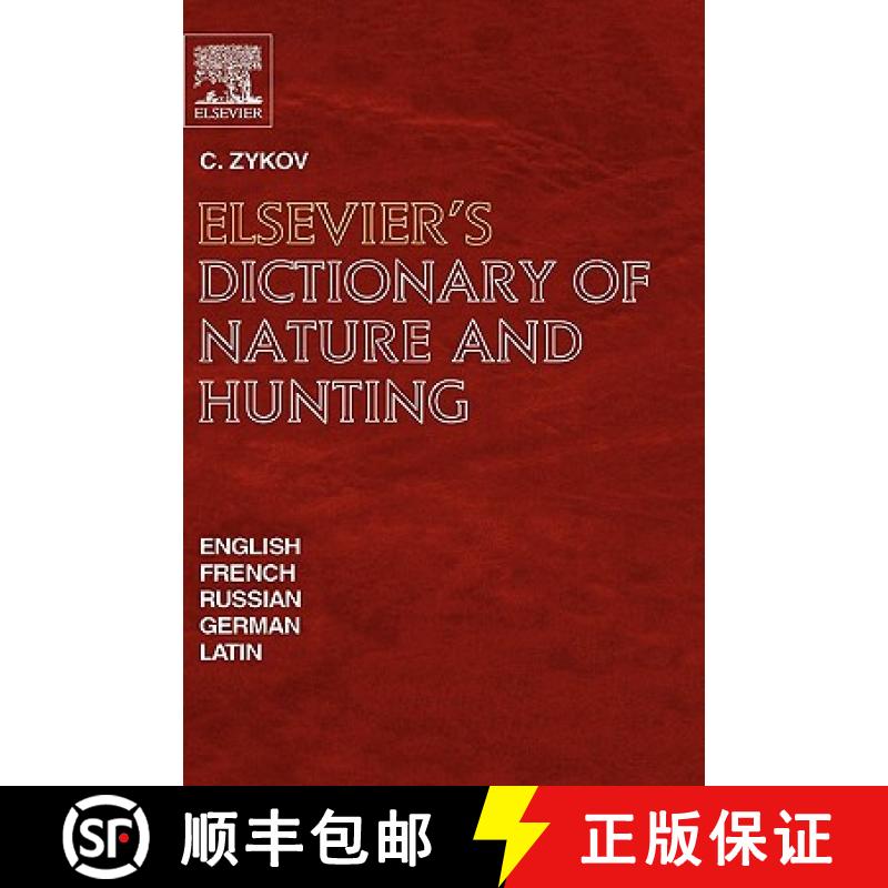 【3-4周达】精装 Elsevier's Dictionary of Nature and Hunting: In English, French, Russian, German and ... [9780444504203]图片
