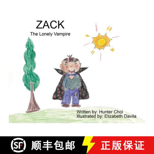 【3-4周达】精装 Zack The Lonely Vampire [9798869302519]