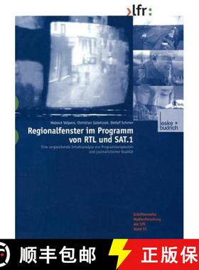 【3-4周达】Regionalfenster im Programm von RTL und SAT.1 : Eine vergleichende Inhaltsanalyse von Prog... [9783810029355]