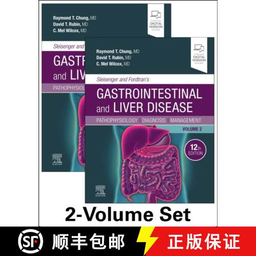 预订 Sleisenger and Fordtran's Gastrointestinal and Liver Disease - 2 Volume Set: Pathophysiology, Di... [9780443116575]
