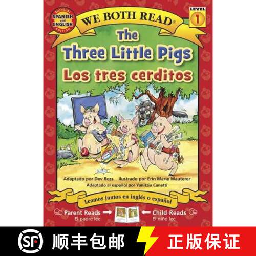 【3-4周达】The Three Little Pigs/Los Tres Cerditos ( We Both Read Level K-1 ) [9781601150981]