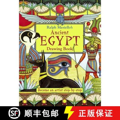 【3-4周达】Ralph Masiello's Ancient Egypt Drawing Book [9781570915345]