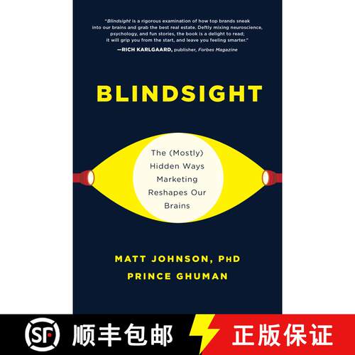 【3-4周达】精装 Blindsight: The (Mostly) Hidden Ways Marketing Reshapes Our Brains [9781950665068]