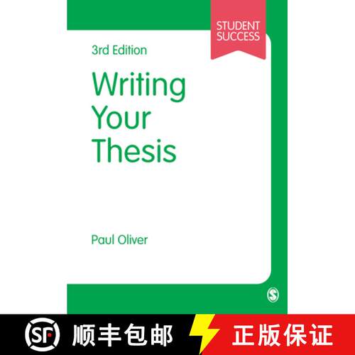 【3-4周达】Writing Your Thesis (Third Edition) [9781446267851]