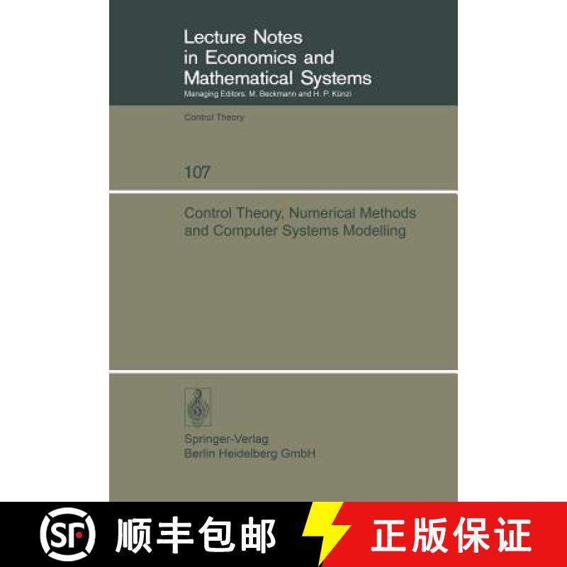 【3-4周达】Control Theory, Numerical Methods and Computer Systems Modelling : International Symposium... [9783540070207]