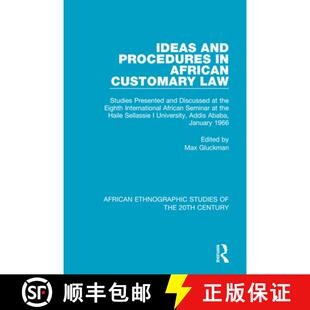 African Procedures Ideas the Discussed Customary Eigh... Studies and Presented 4周达 9781138596573 Law