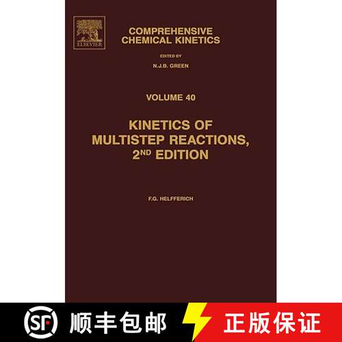 【3-4周达】精装 Kinetics of Multistep Reactions: Volume 40 [9780444516534]