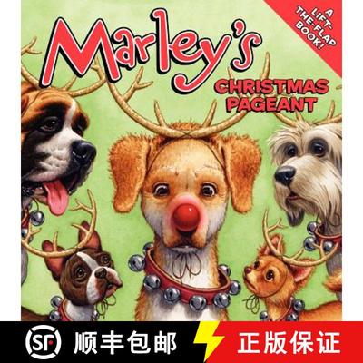 【3-4周达】Marley's Christmas Pageant: A Christmas Holiday Lift-the-Flap Book for Kids [9780061853821]