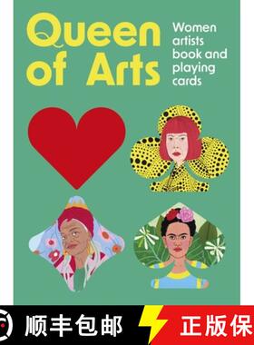 【3-4周达】Queen of Arts: Women Artists Book and Playing Cards [9780500421079]