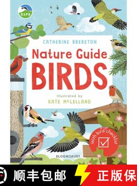 【3-4周达】RSPB Nature Guide: Birds: A Big Garden Birdwatch Book [9781526602817]