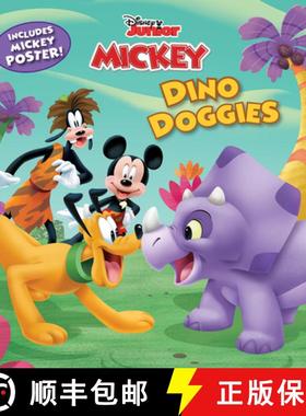【3-4周达】Mickey Mouse Funhouse: Dino Doggies [9781368069755]