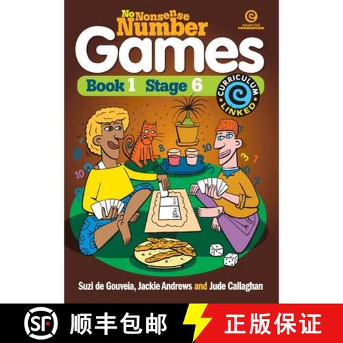 【3-4周达】No Nonsense Number Games Book 1: Stage 6 [9781877536939]