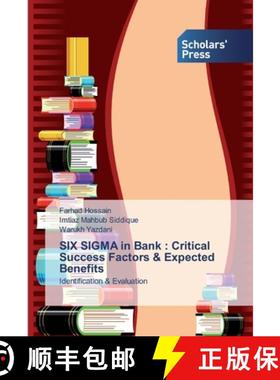 预订 SIX SIGMA in Bank : Critical Success Factors & Expected Benefits [9783330653504]