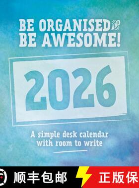 【3-4周达】Be Organised & Be Awesome Easel Desk Cal [9781529848687]