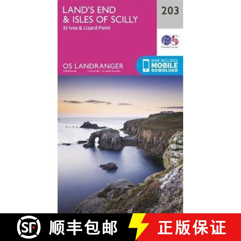 【3-4周达】Land's End & Isles of Scilly: St Ives & Lizard Point [9780319263952]