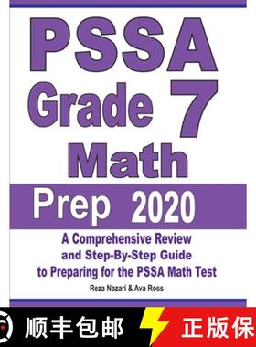 【3-4周达】PSSA Grade 7 Math Prep 2020: A Comprehensive Review and Step-By-Step Guide to Preparing fo... [9781646121656]