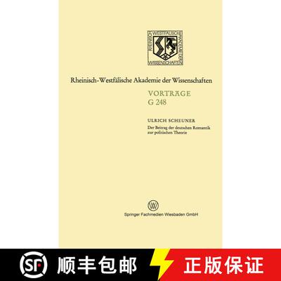 【3-4周达】Der Beitrag der deutschen Romantik zur politischen Theorie [9783531072487]