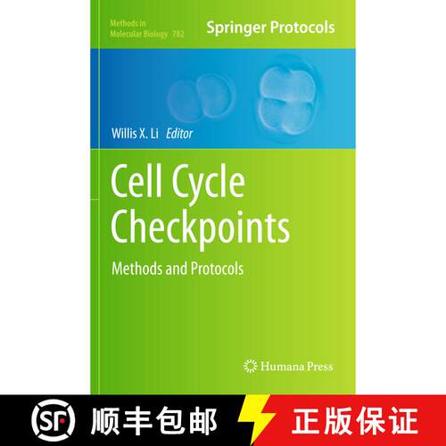【3-4周达】精装 Cell Cycle Checkpoints : Methods and Protocols [9781617792724]