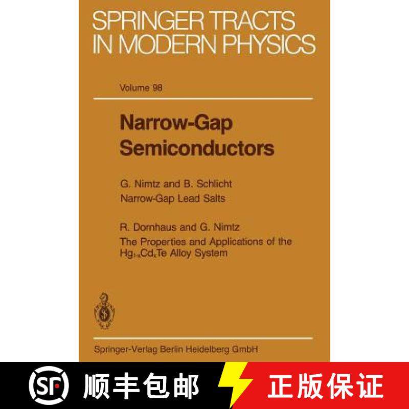 【3-4周达】Narrow-Gap Semiconductors [9783662152690]