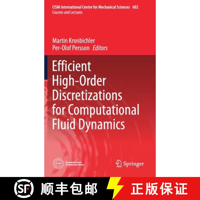 【3-4周达】Efficient High-Order Discretizations for Computational Fluid Dynamics [9783030606091]
