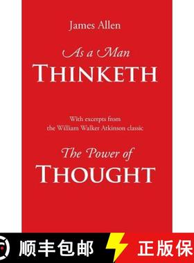 预订 As a Man Thinketh, with Excerpts from the Power of Thought [9781627300049]