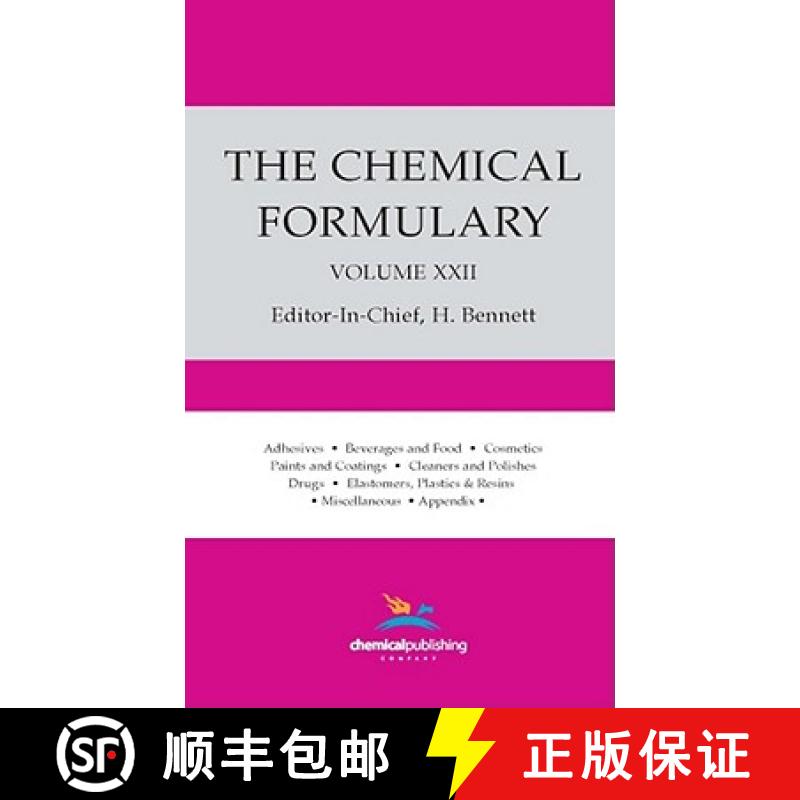 【4周达】Chemical Formulary, Volume 22: Volume 22 [9780820602806]