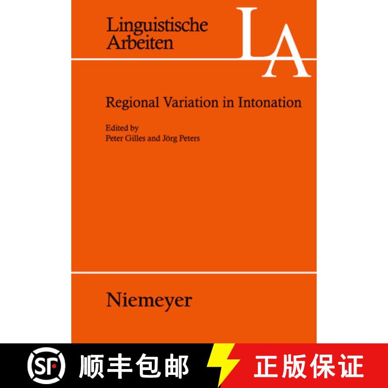 【2-3周达】Regional Variation in Intonation [9783484304925]