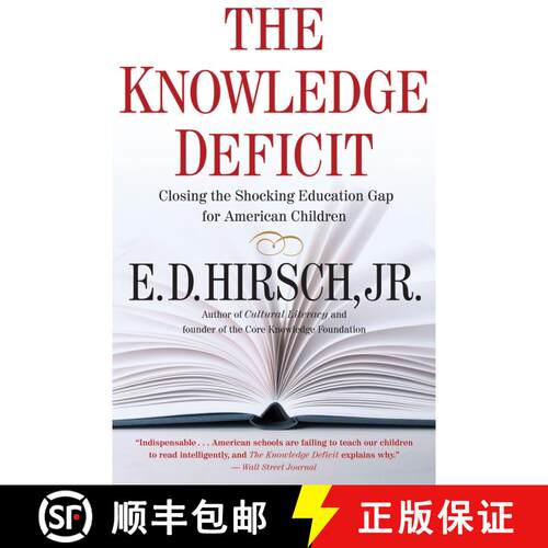 【3-4周达】The Knowledge Deficit: Closing the Shocking Education Gap for American Children [9780618872251]
