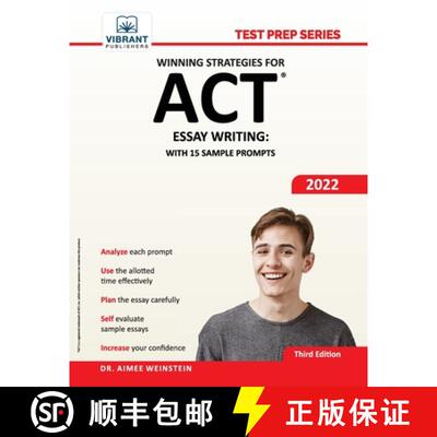【3-4周达】Winning Strategies For ACT Essay Writing: With 15 Sample Prompts [9781636510491]