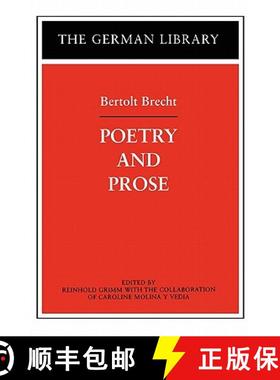 预订 Poetry and Prose: Bertolt Brecht [9780826415059]