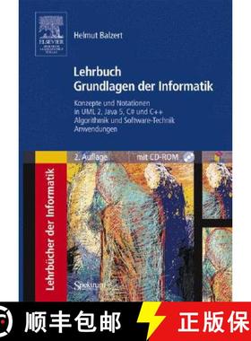 【3-4周达】Lehrbuch Grundlagen der Informatik: Konzepte und Notationen in UML 2, Java 5, C# und C++, ... [9783827414106]