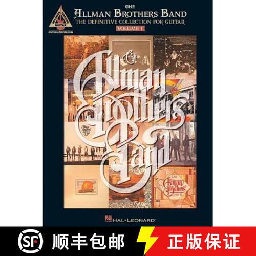 【3-4周达】The Allman Brothers Band - The Definitive Collection for Guitar - Volume 1 [9780793535071]