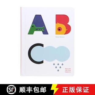 【3-4周达】TouchThinkLearn: ABC: (Baby Board Books, Baby Touch and Feel Books, Sensory Books for Todd... [9781452145037]