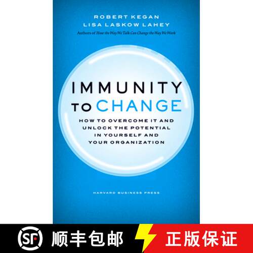 【3-4周达】精装 Immunity to Change : How to Overcome It and Unlock the Potential in Yourself and Your... [9781422117361]