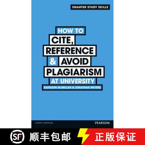 【3-4周达】How to Cite, Reference & Avoid Plagiarism at University [9780273773337]