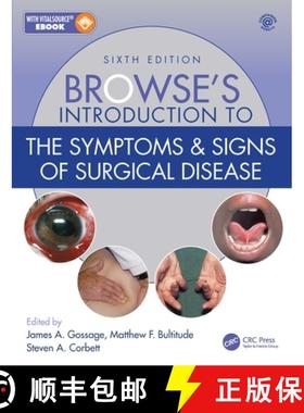 【3-4周达】Browse's Introduction to the Symptoms & Signs of Surgical Disease [9781138330085]