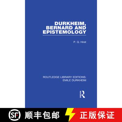 【3-4周达】Durkheim, Bernard and Epistemology [9780415563499]