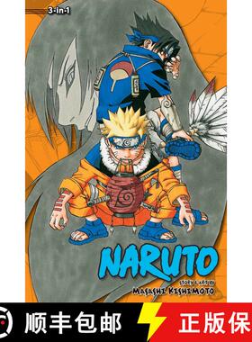 【3-4周达】Naruto (3-In-1 Edition), Vol. 3: Includes Vols. 7, 8 & 9volume 3 [9781421539911]
