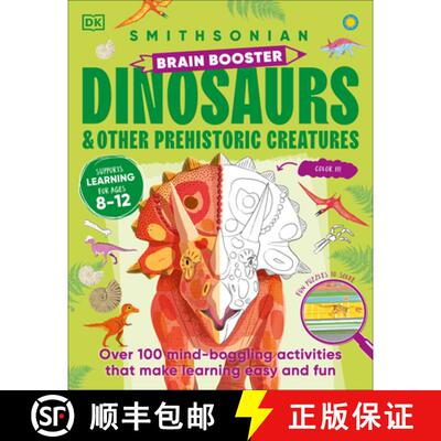【3-4周达】Brain Booster Dinosaurs and Other Prehistoric Creatures: Over 100 Mind-Boggling Activities... [9780593847954]