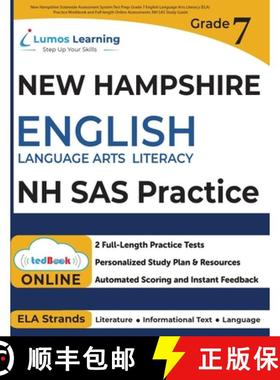 预订 New Hampshire Statewide Assessment System Test Prep: Grade 7 English Language Arts Literacy (ELA... [9798897130429]