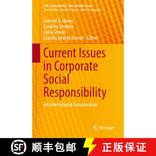 【3-4周达】精装 Current Issues in Corporate Social Responsibility : An International Consideration (1... [9783319704487]