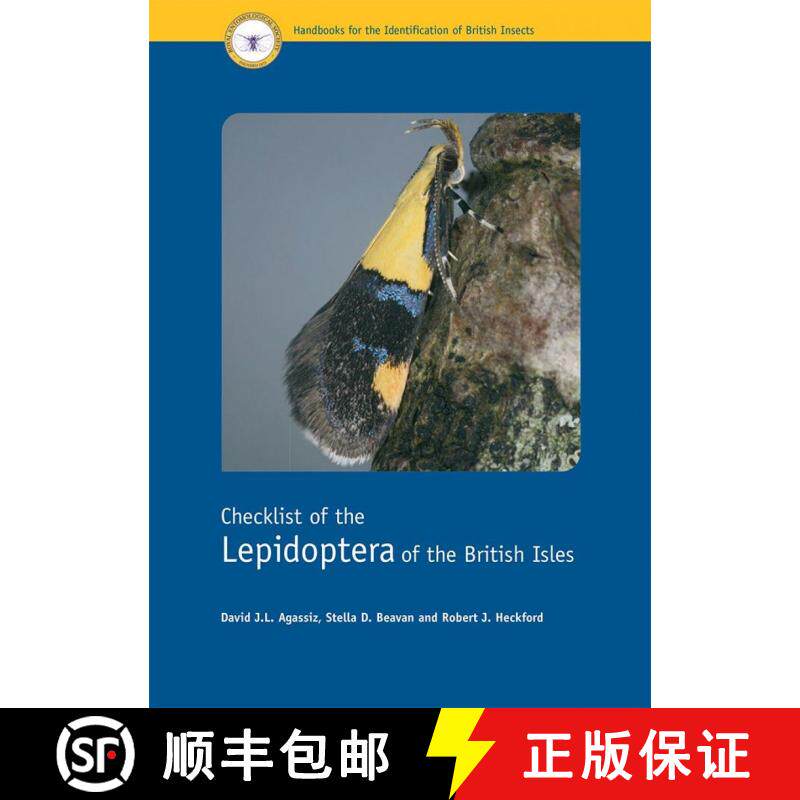 【3-4周达】RES Handbook: Checklist of the Lepidoptera of the British Isles [9780901546968]