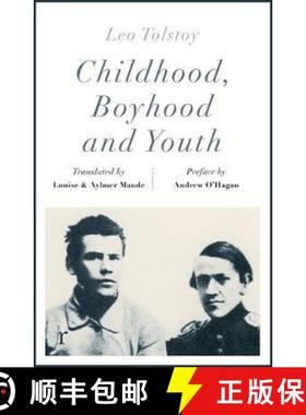 【3-4周达】Childhood, Boyhood and Youth (riverrun editions) [9781787479302]