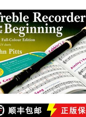 【3-4周达】John Pitts: Treble Recorder From The Beginning - Pupil Book (Revised Full-Colour Edition) [9781847728234]
