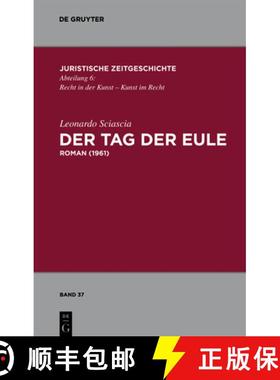 【3-4周达】Der Tag der Eule：Roman (1961) [9783110246049]