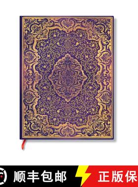 【3-4周达】Paperblanks Picaresque Picaresque Hardcover Journals MIDI Unlined Elastic Band 144 Pg 120 GSM [9781439798744]
