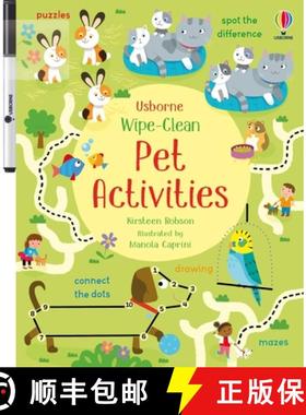【3-4周达】Wipe-Clean Pet Activities [9781805072003]