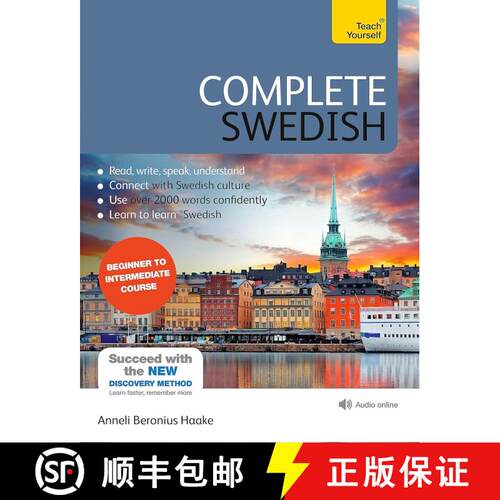 【3-4周达】Complete Swedish Beginner to Intermediate Course: Learn to Read, Write, Speak and Understa... [9781444195101]