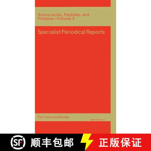 【3-4周达】精装 Amino Acids, Peptides and Proteins : Volume 3 [9780851860244]